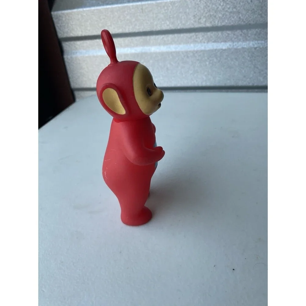 Vintage 1998 Teletubbies Po Red Vinyl Figure Toy ~5.75” Hasbro Ragdoll Squeaker